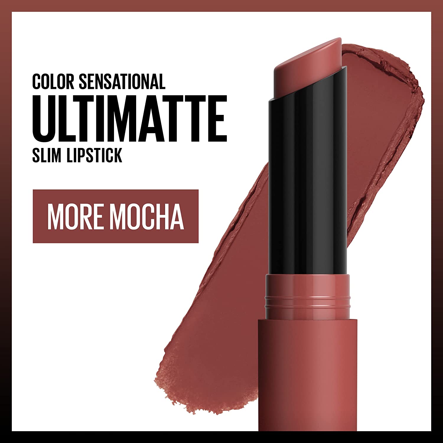 Maybelline Color Sensational Ultimatte Matte Lipstick, Non-Drying, Intense Color Pigment, More Blush, Rose Pink, 1 Count - Image 2